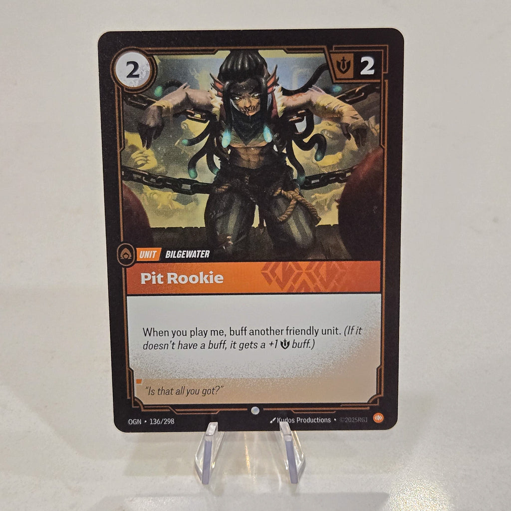 Pit Rookie Foil Common Origins Card