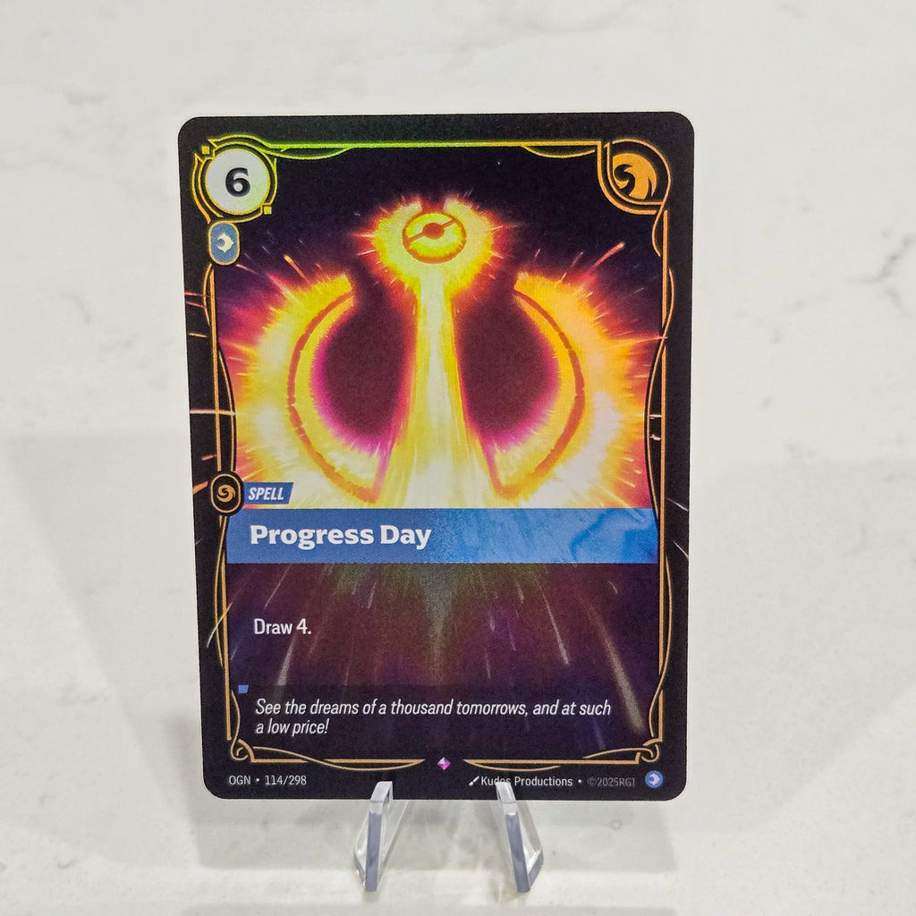Riftbound TCG - Progress Day (Foil, Rare) | Origins 114/298