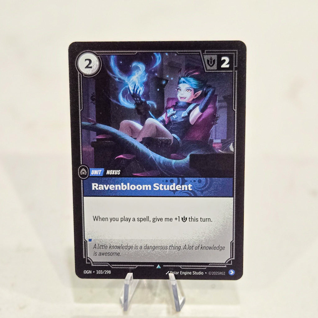 Riftbound TCG - Ravenbloom Student (Foil, Uncommon) | Origins 103/298