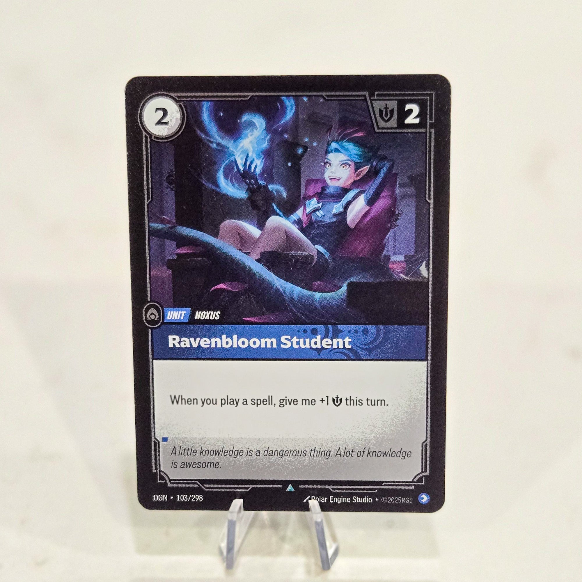 Riftbound TCG - Ravenbloom Student (Foil, Uncommon) | Origins 103/298