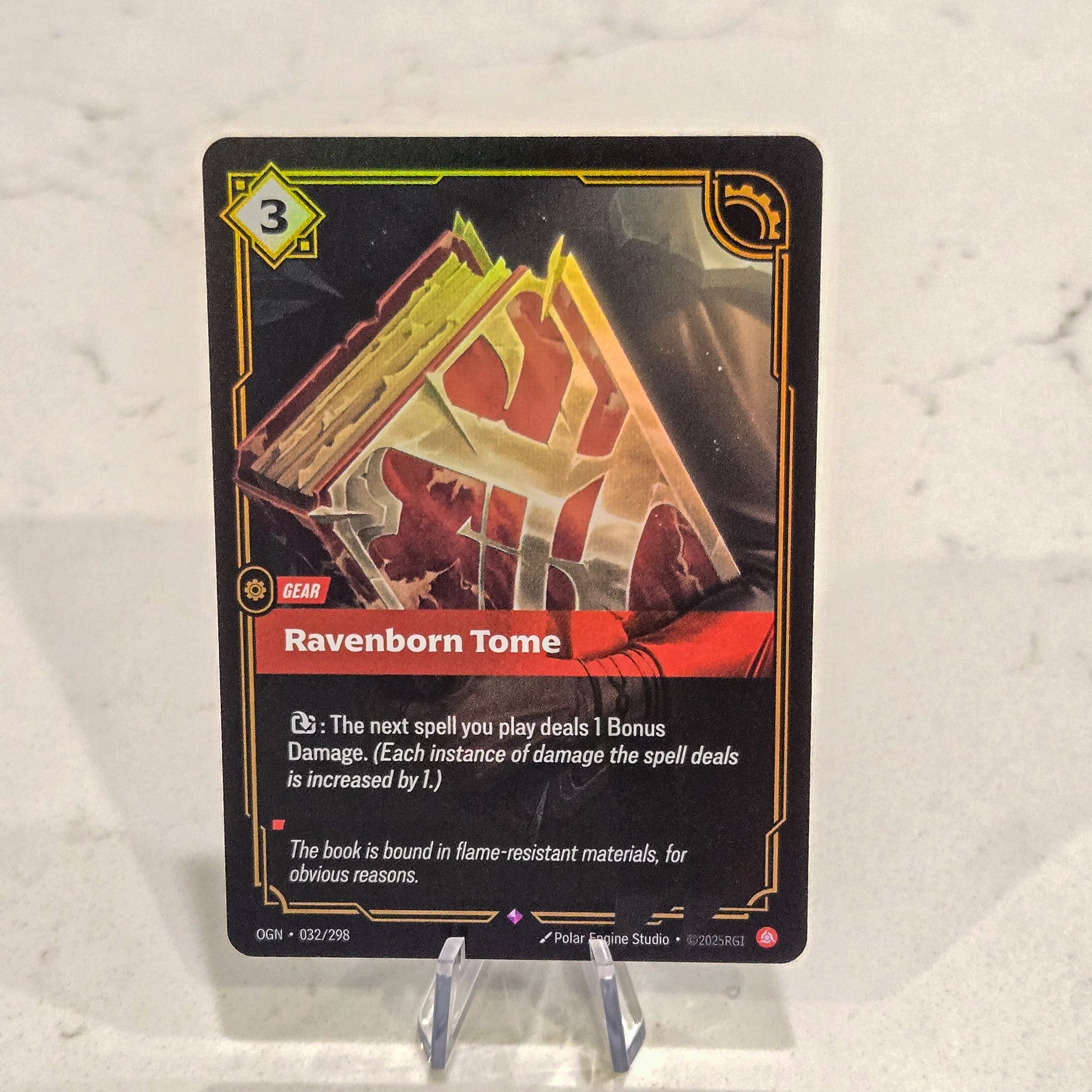 Riftbound TCG - Ravenborn Tome (Foil, Rare) | Origins 032/298