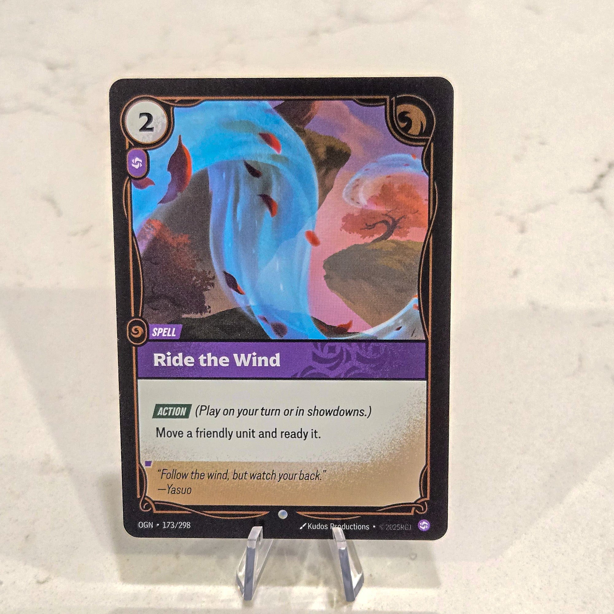 Riftbound TCG - Ride The Wind (Foil, Common) | Origins 173/298