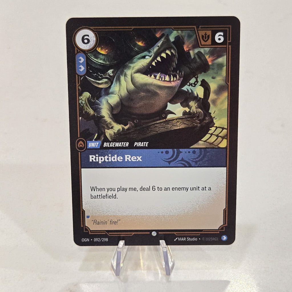 Riptide Rex Foil Common Origins Card