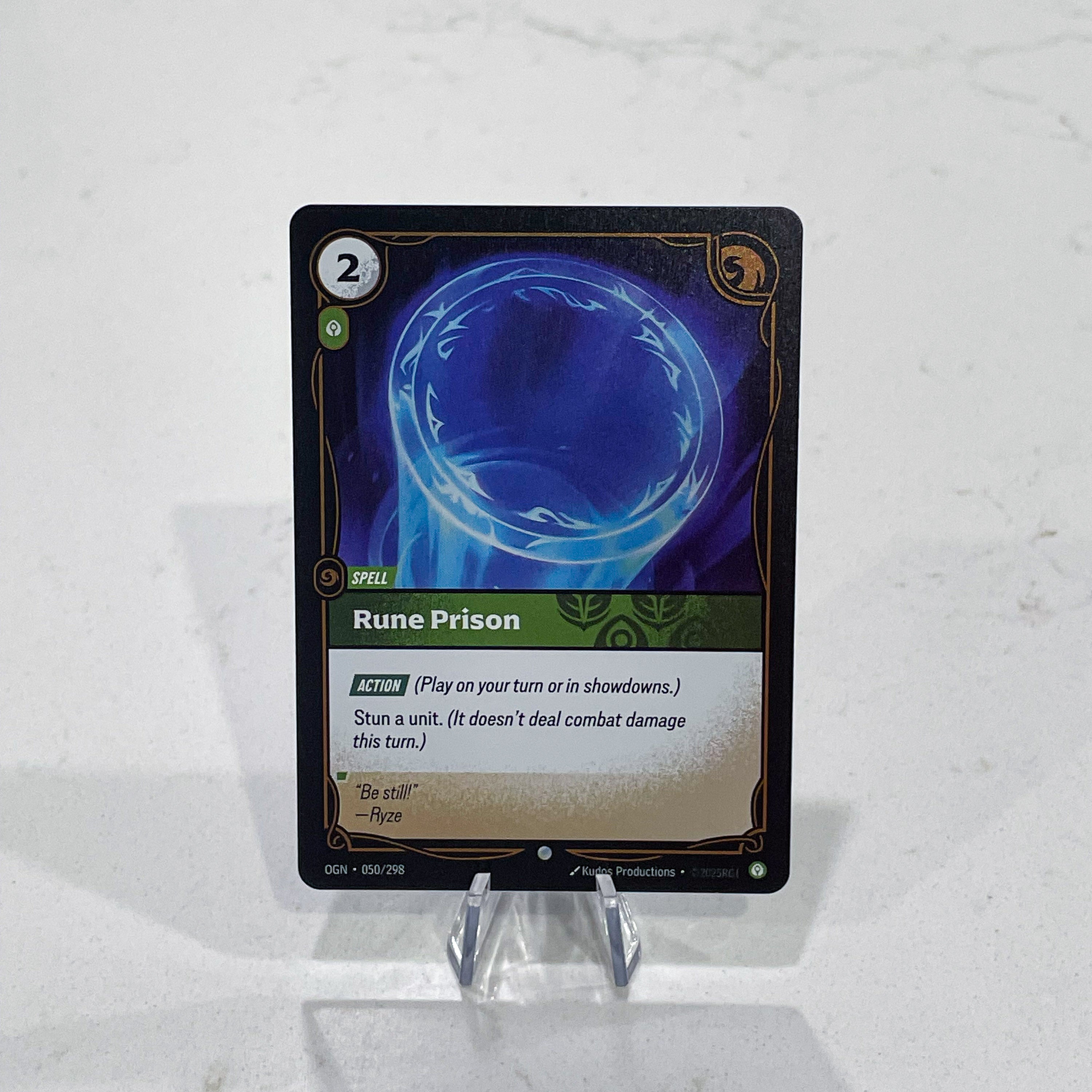 Riftbound TCG - Rune Prison (Foil, Common) | Origins 050/298 – BaldnStinky
