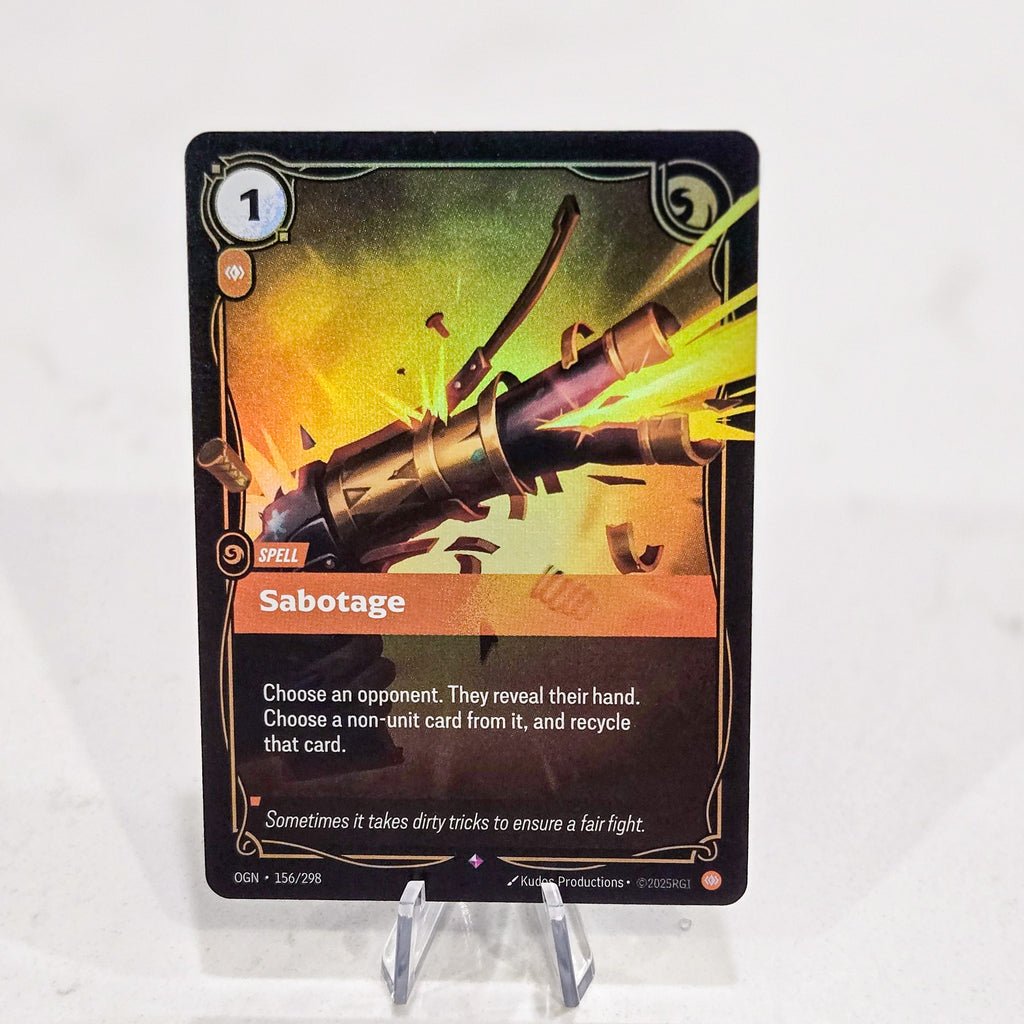 Riftbound TCG - Sabotage (Foil, Rare) | Origins 156/298