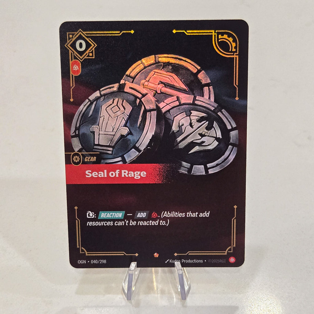 Seal of Rage Foil Epic Origins Card