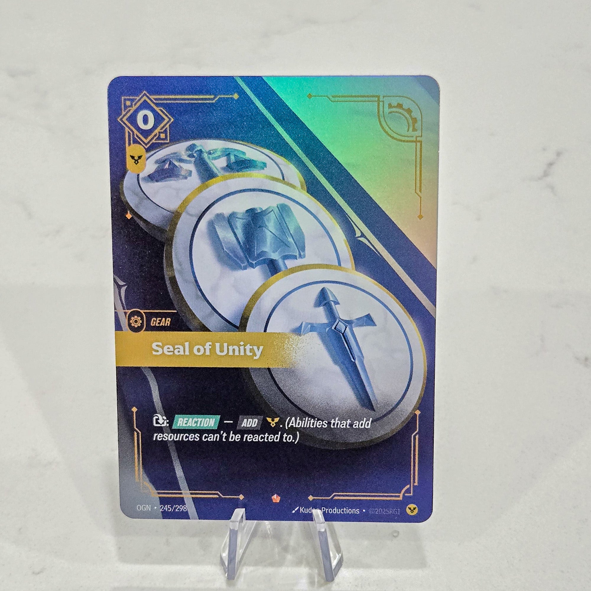 Riftbound TCG - Seal of Unity (Foil, Epic) | Origins 245/298