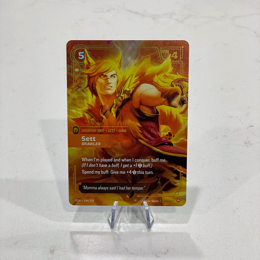 Riftbound TCG - Sett - Brawler (Foil, Epic) | Origins 164/298 – BaldnStinky