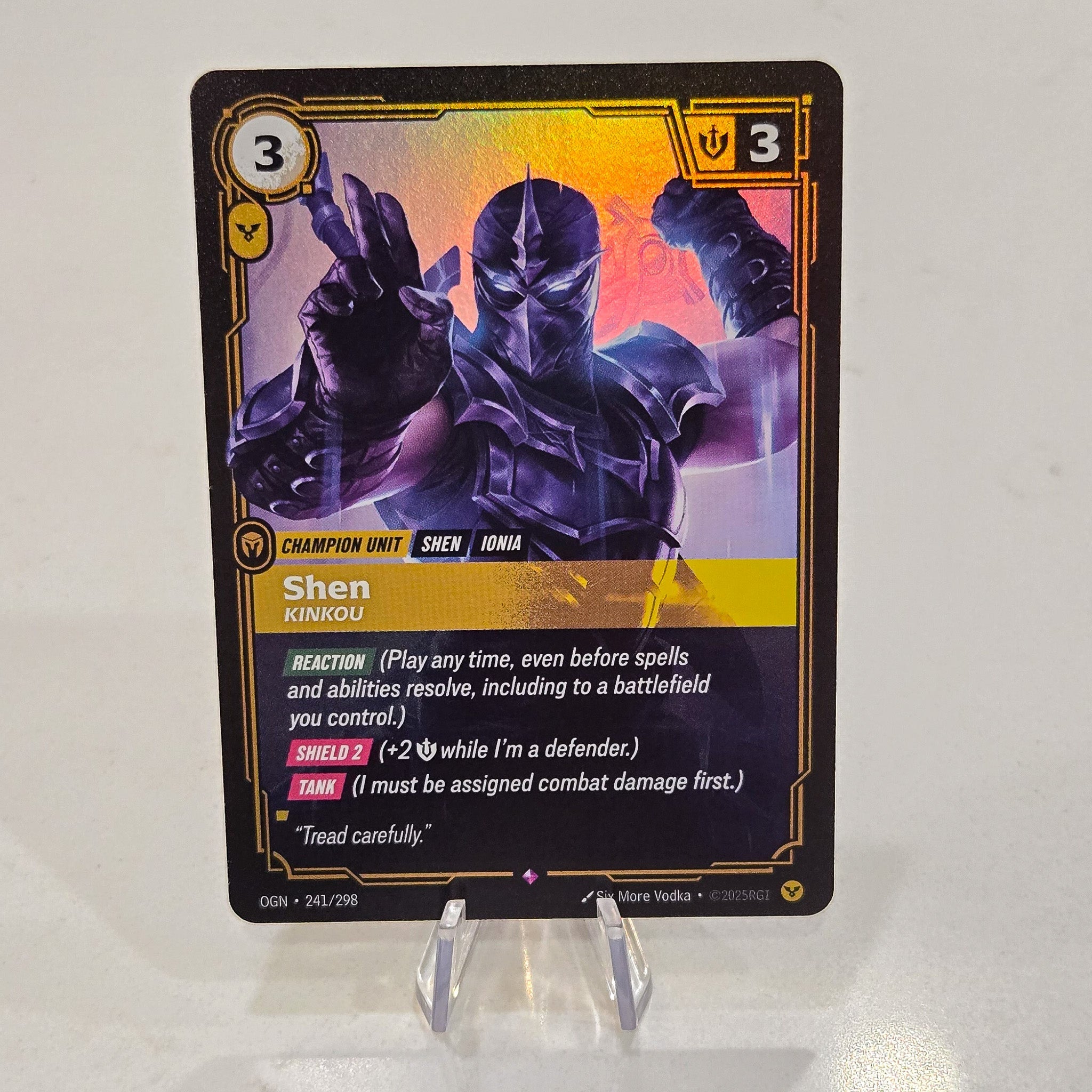 Riftbound TCG - Shen: Kinkou (Foil, Rare) | Origins 241/298 – BaldnStinky