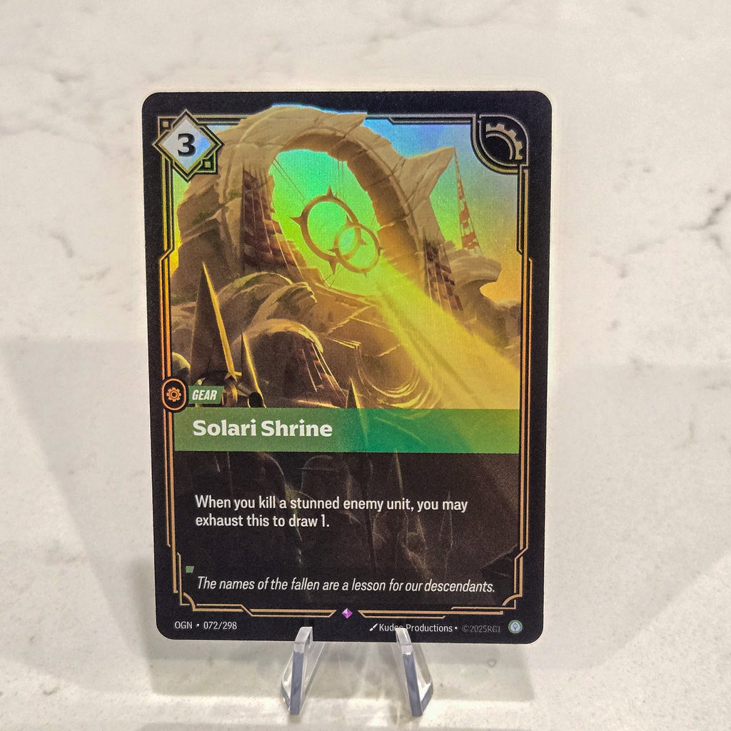 Riftbound TCG - Solari Shrine (Foil, Rare) | Origins 072/298