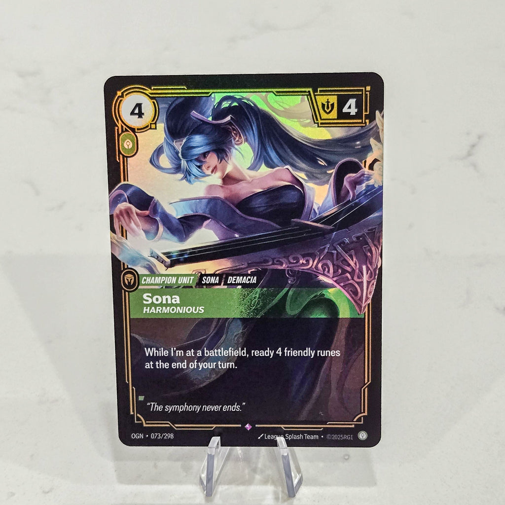 Riftbound TCG - Sona - Harmonious (Foil, Rare) | Origins 073/298