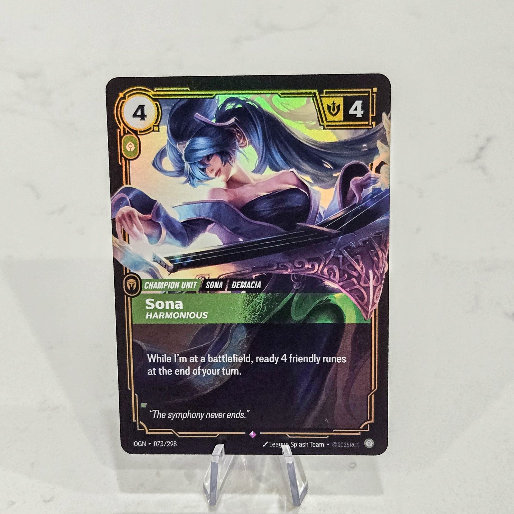 Riftbound TCG - Sona - Harmonious (Foil, Rare) | Origins 073/298