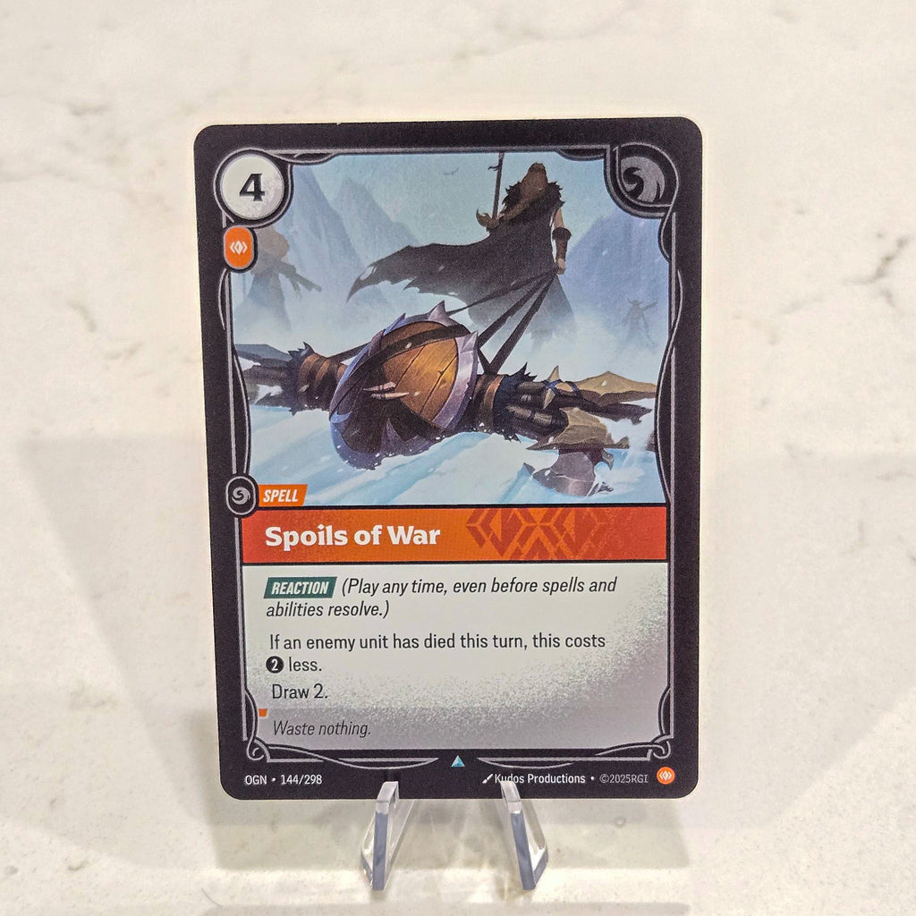 Riftbound TCG - Spoils of War (Foil, Uncommon) | Origins 144/298