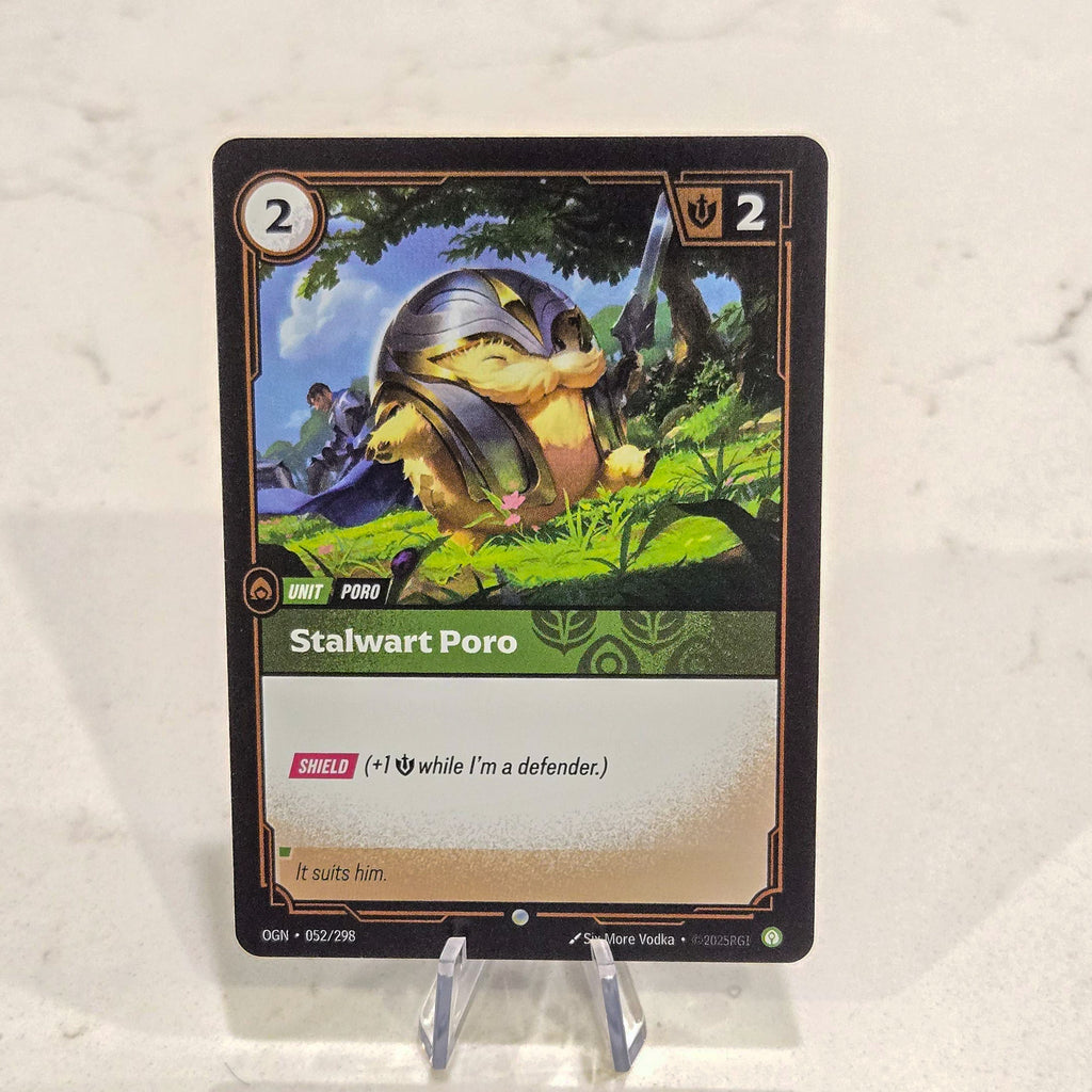 Riftbound TCG - Stalwart Poro (Foil, Common) | Origins 052/298