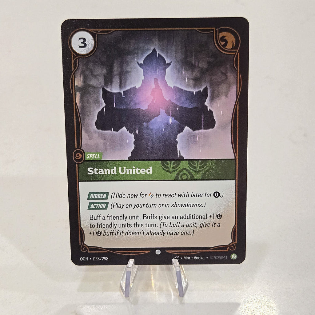 Stand United Foil Common Origins Card