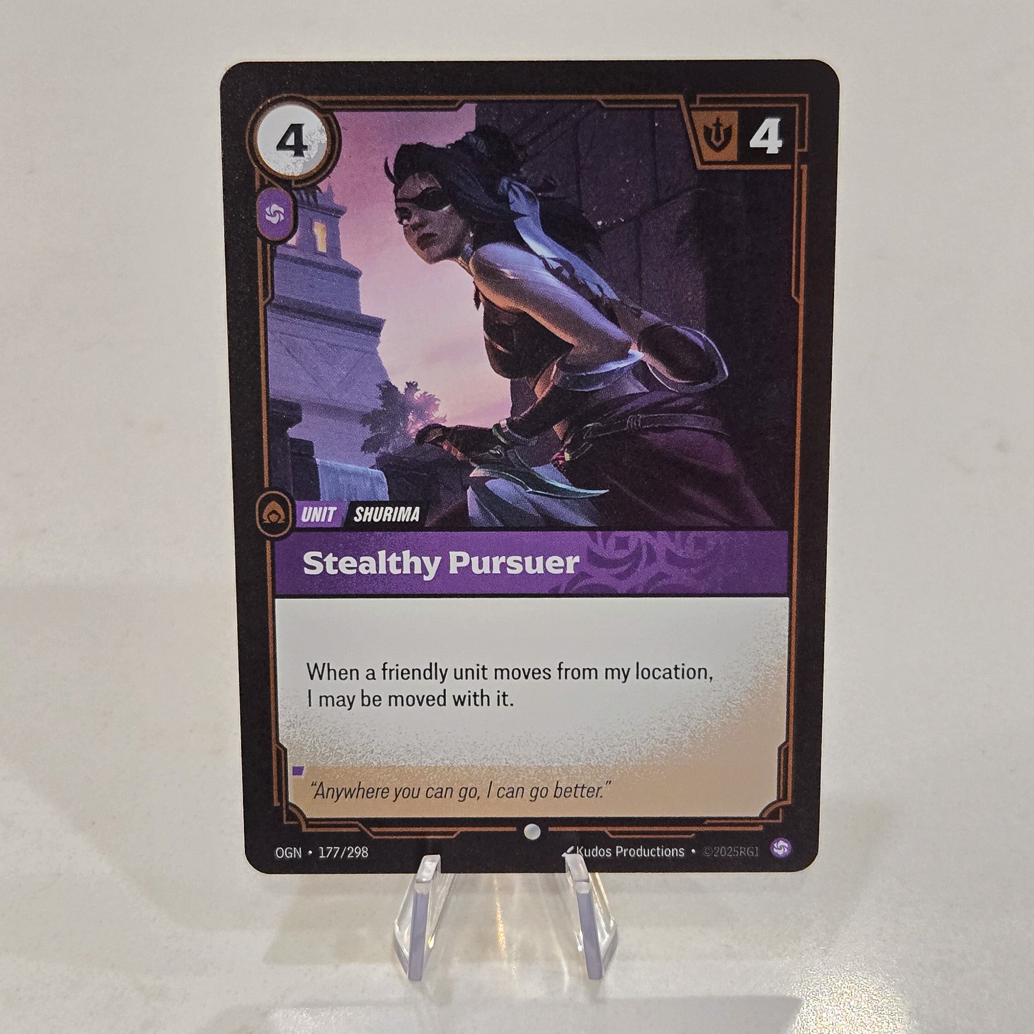 Stealthy Pursuer Foil Common Origins Card