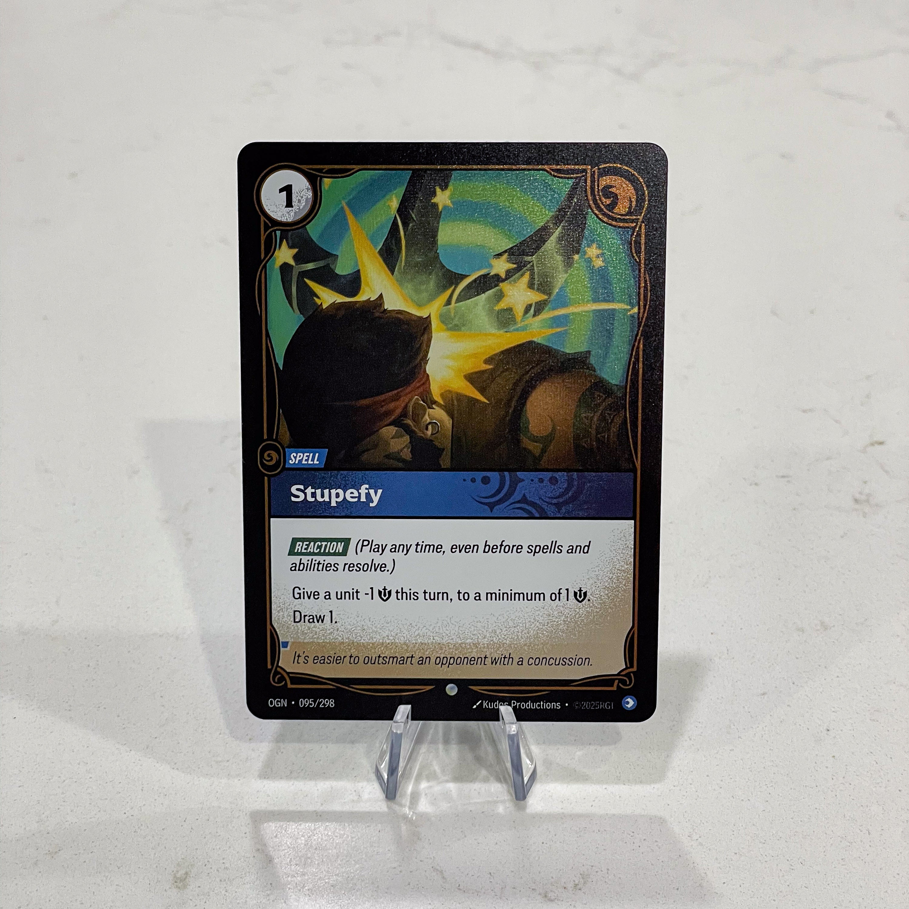 Riftbound TCG - Stupefy (Foil, Common) | Origins 095/298