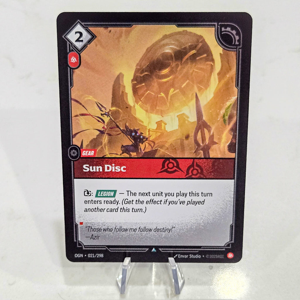 Riftbound TCG - Sun Disc (Foil, Uncommon) | Origins 021/298