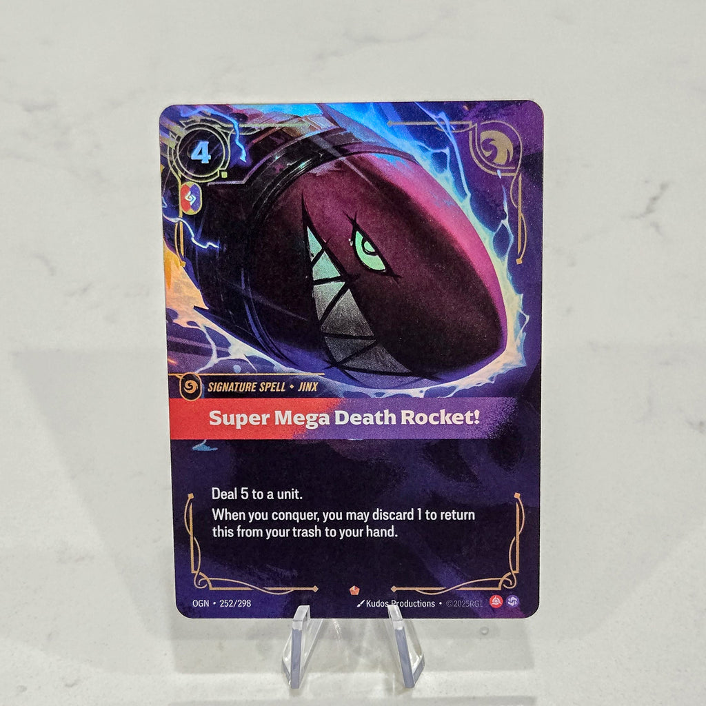Riftbound TCG - Super Mega Death Rocket! (Foil, Epic) | Origins 252/298