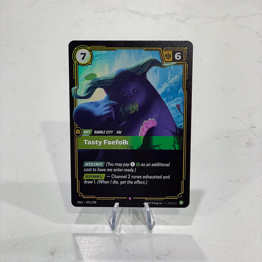 Riftbound TCG - Tasty Faefolk (Foil, Rare) | Origins 075/298