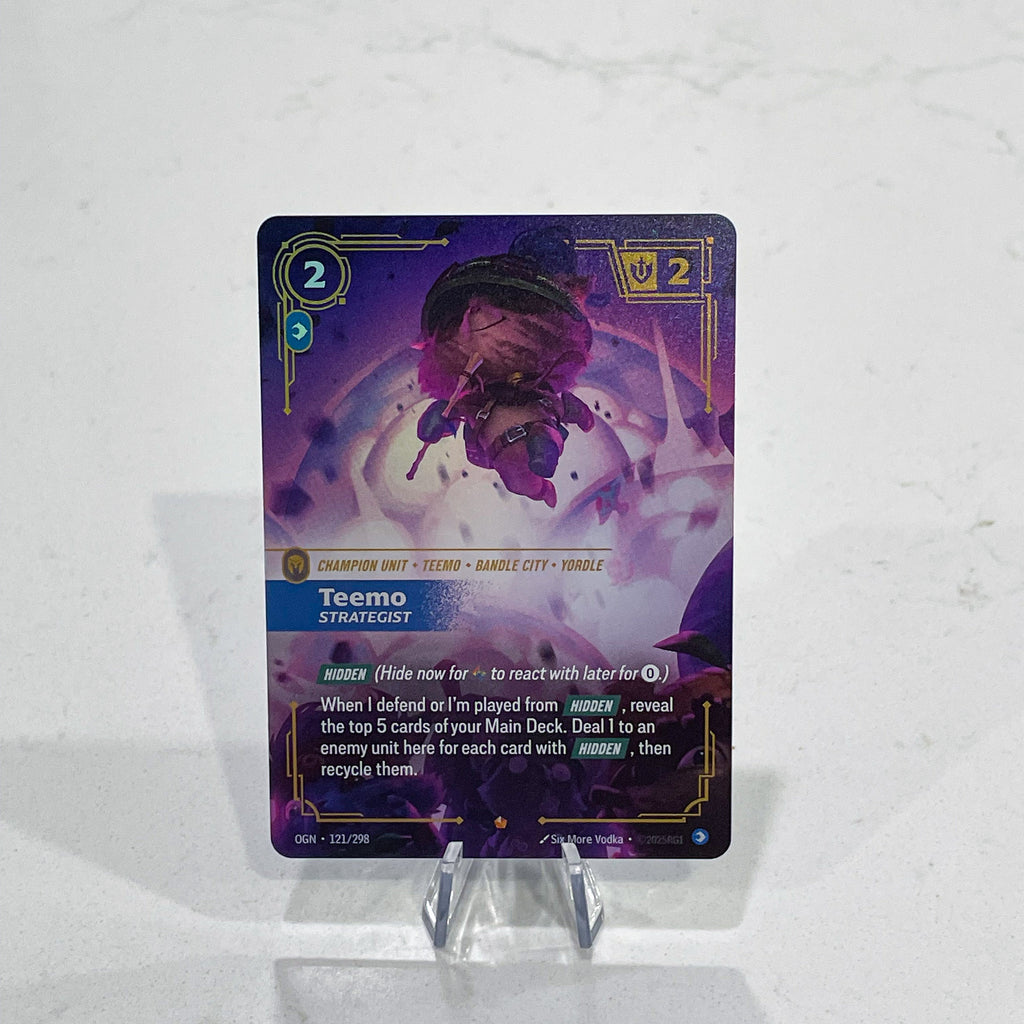 Riftbound TCG - Teemo - Strategist (Foil, Epic) | Origins 121/298