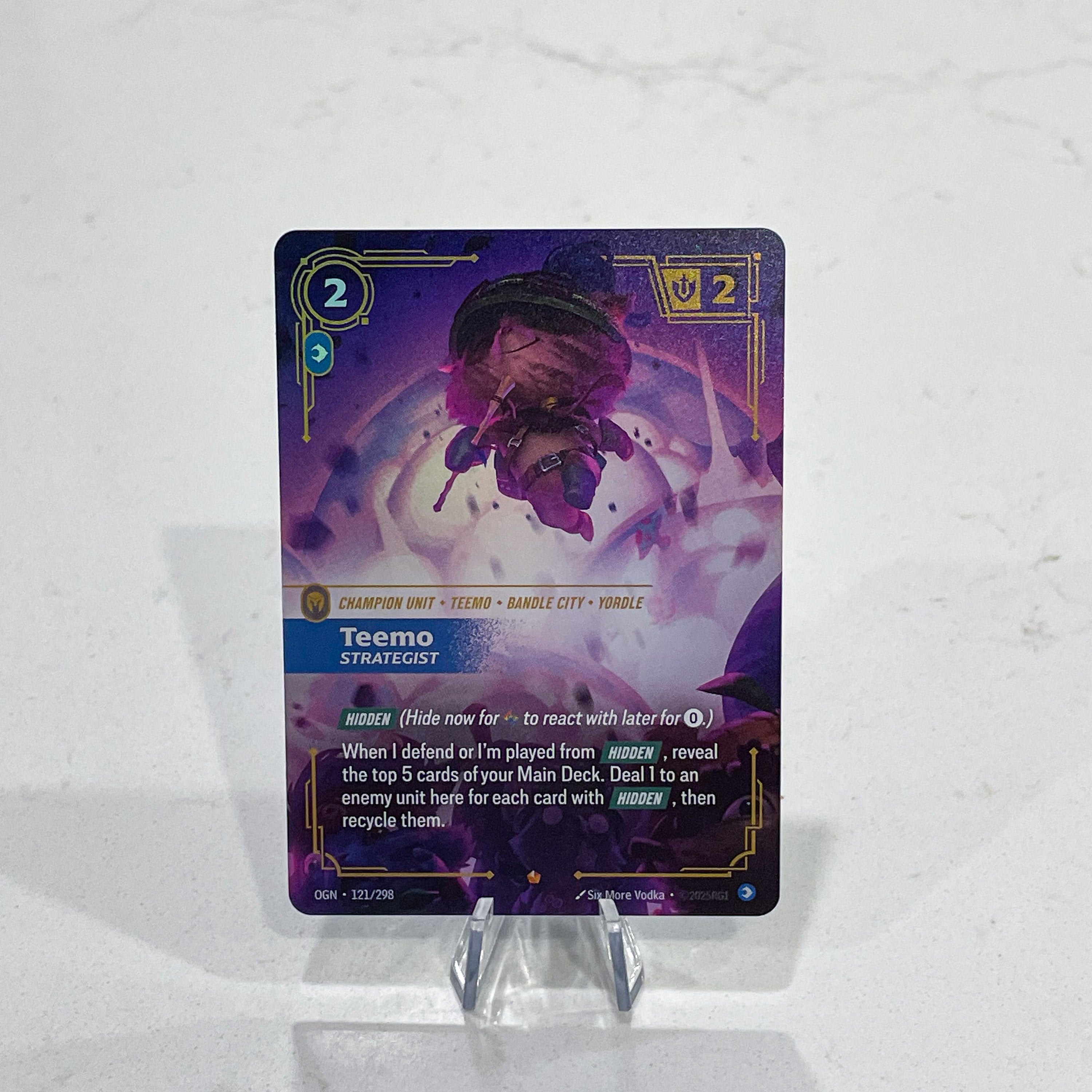 Riftbound TCG - Teemo - Strategist (Foil, Epic) | Origins 121/298