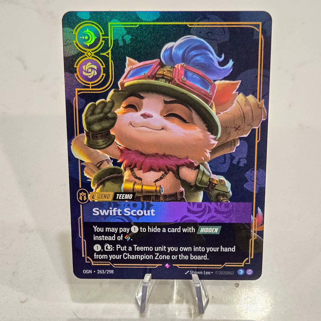 Riftbound TCG - Teemo - Swift Scout (Foil, Rare) | Origins 263/298 ...