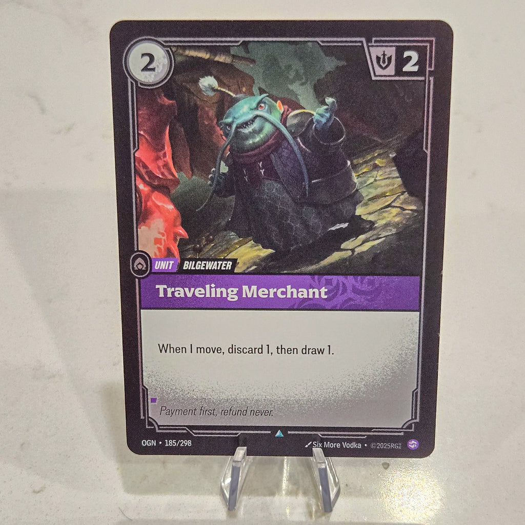 Riftbound TCG - Traveling Merchant (Foil, Uncommon) | Origins 185/298