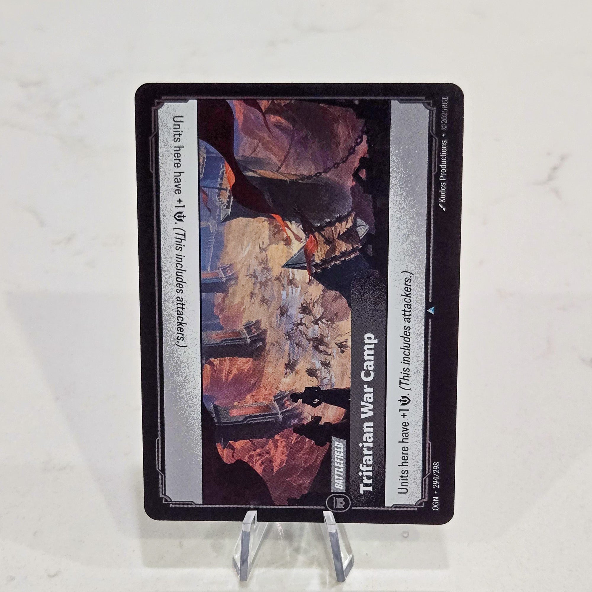 Riftbound TCG - Trifarian War Camp (Foil, Uncommon) | Origins 294/298