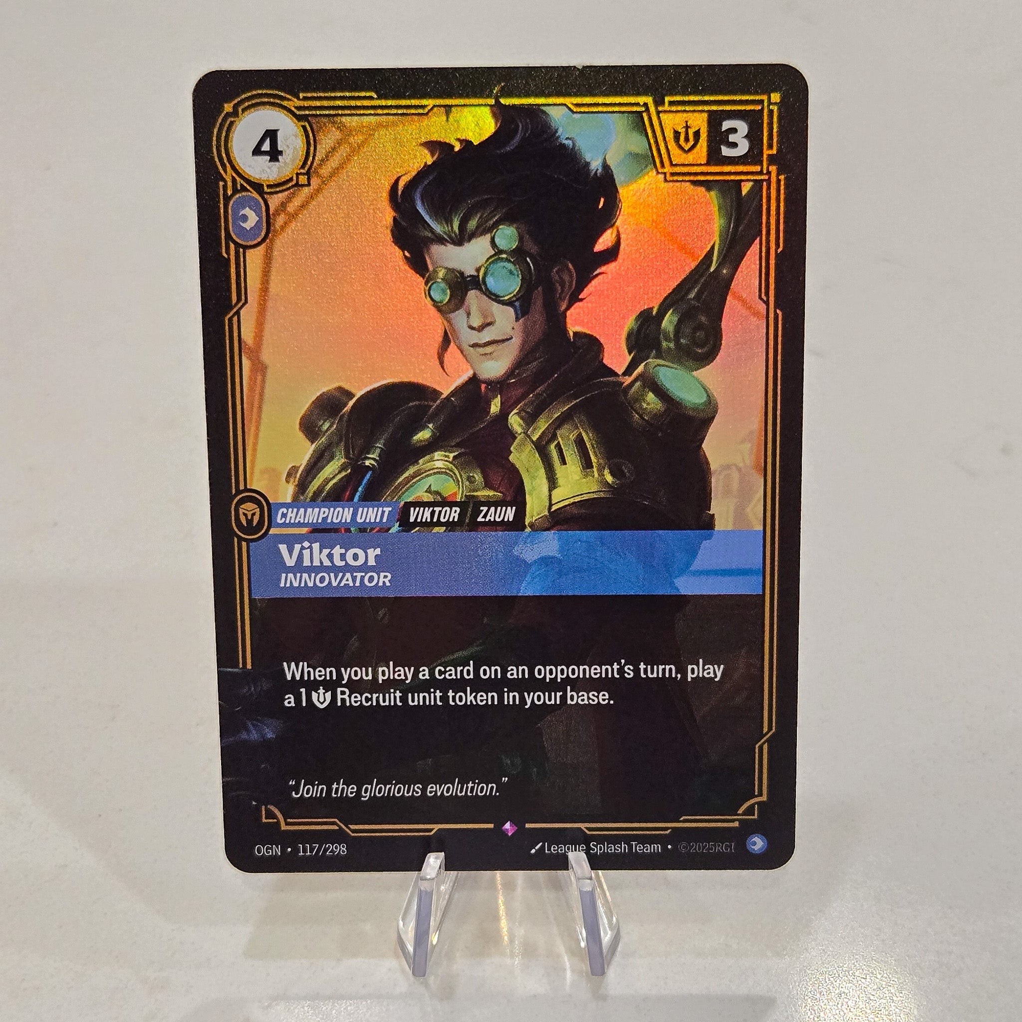 Viktor Innovator Foil Rare Origins Card