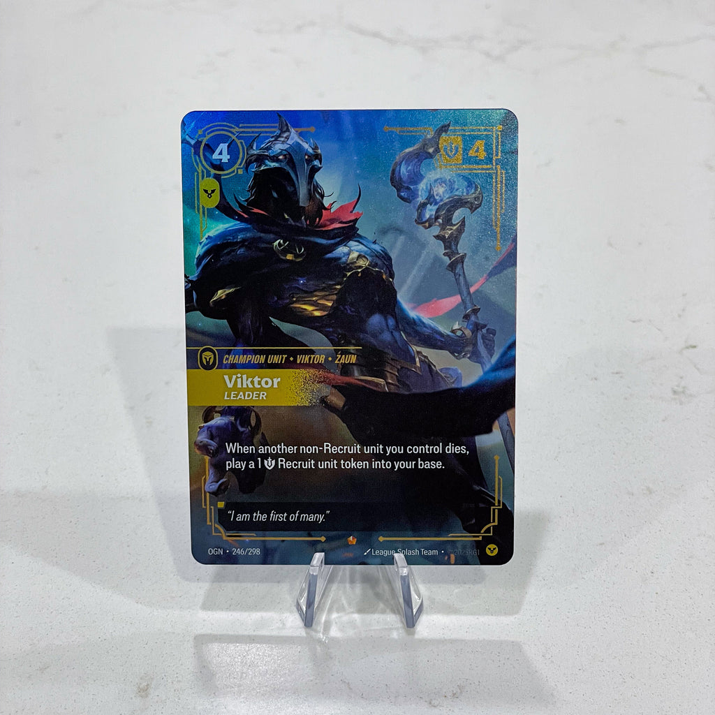 Riftbound TCG - Viktor - Leader (Foil, Epic) | Origins 246/298