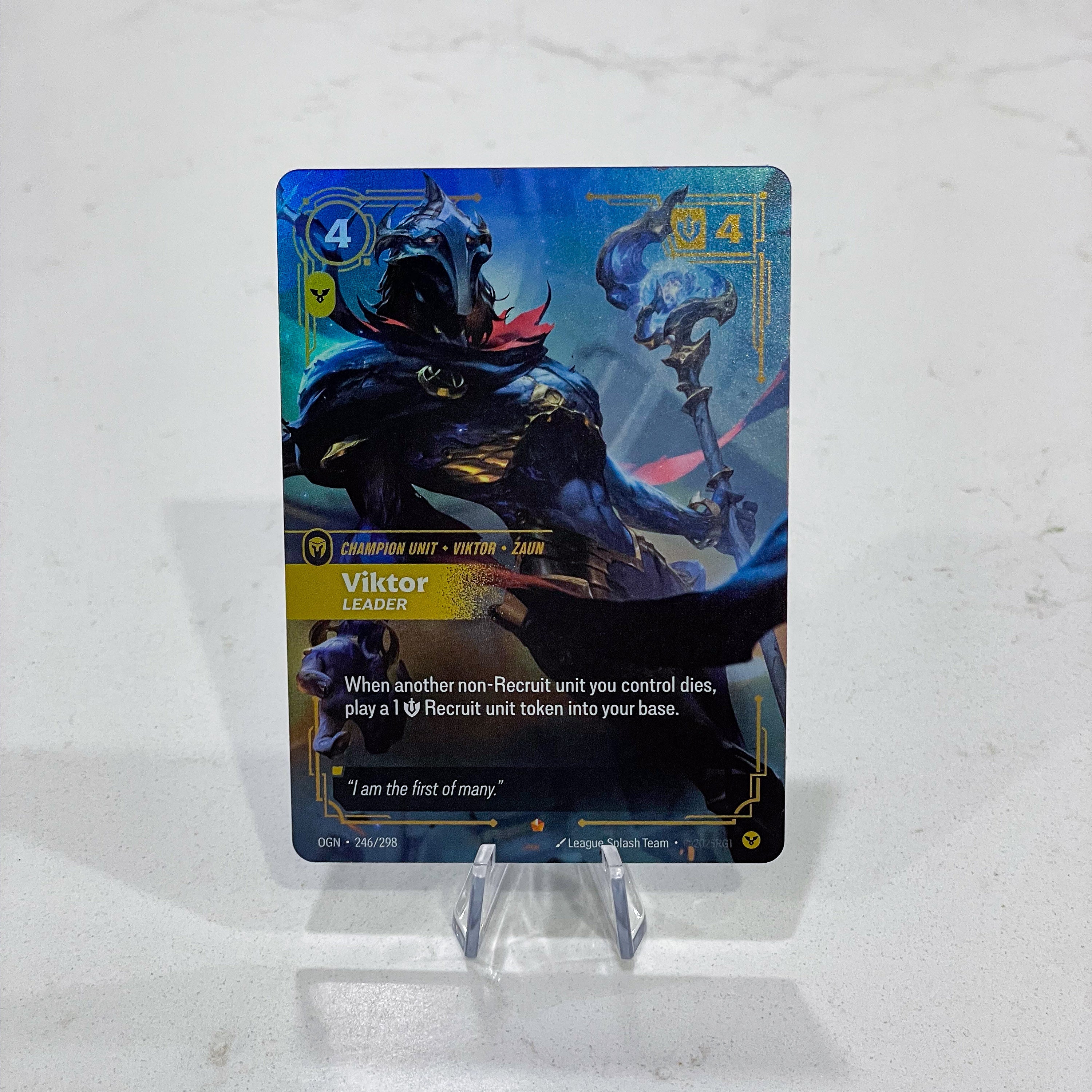 Riftbound TCG - Viktor - Leader (Foil, Epic) | Origins 246/298