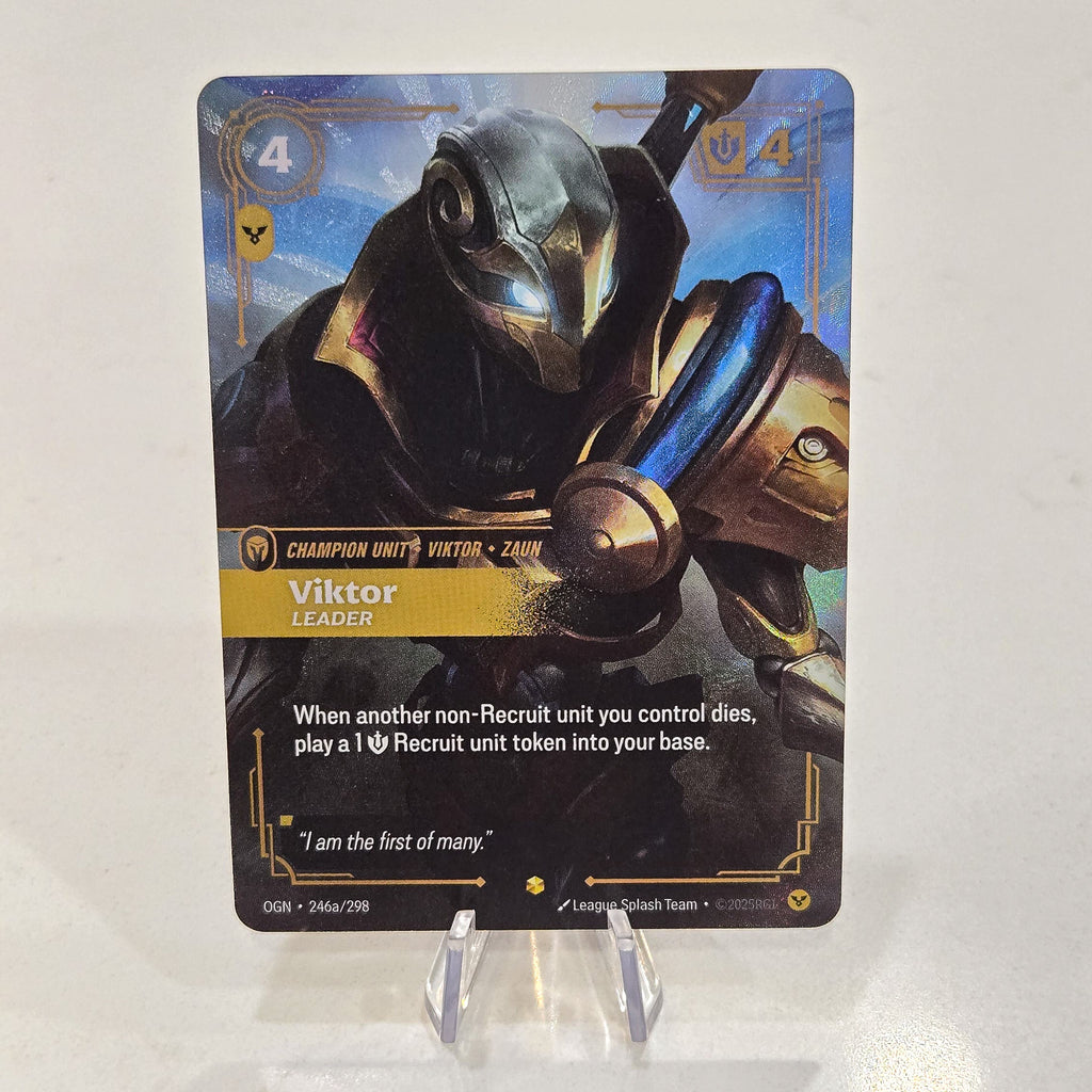 Riftbound TCG - Viktor: Leader (Alternate Art, Foil, Showcase) | Origins 246a/298