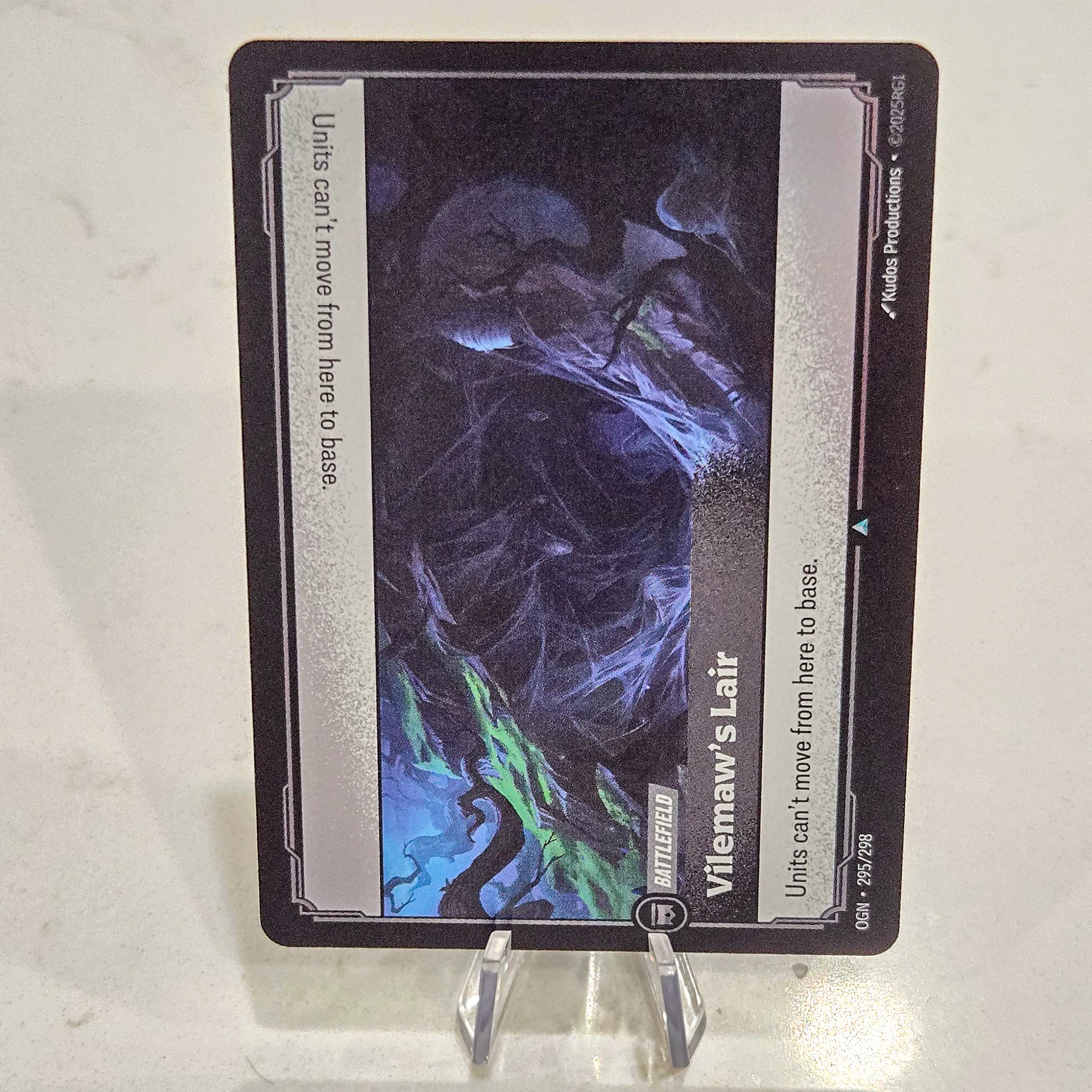 Riftbound TCG - Vilemaw's Lair (Foil, Uncommon) | Origins 295/298