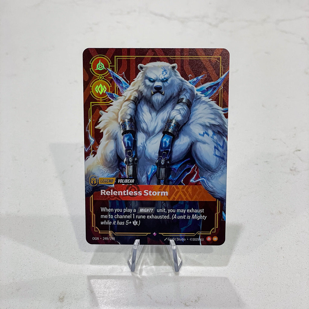 Riftbound TCG - Volibear - Relentless Storm (Foil, Rare) | Origins 249/298