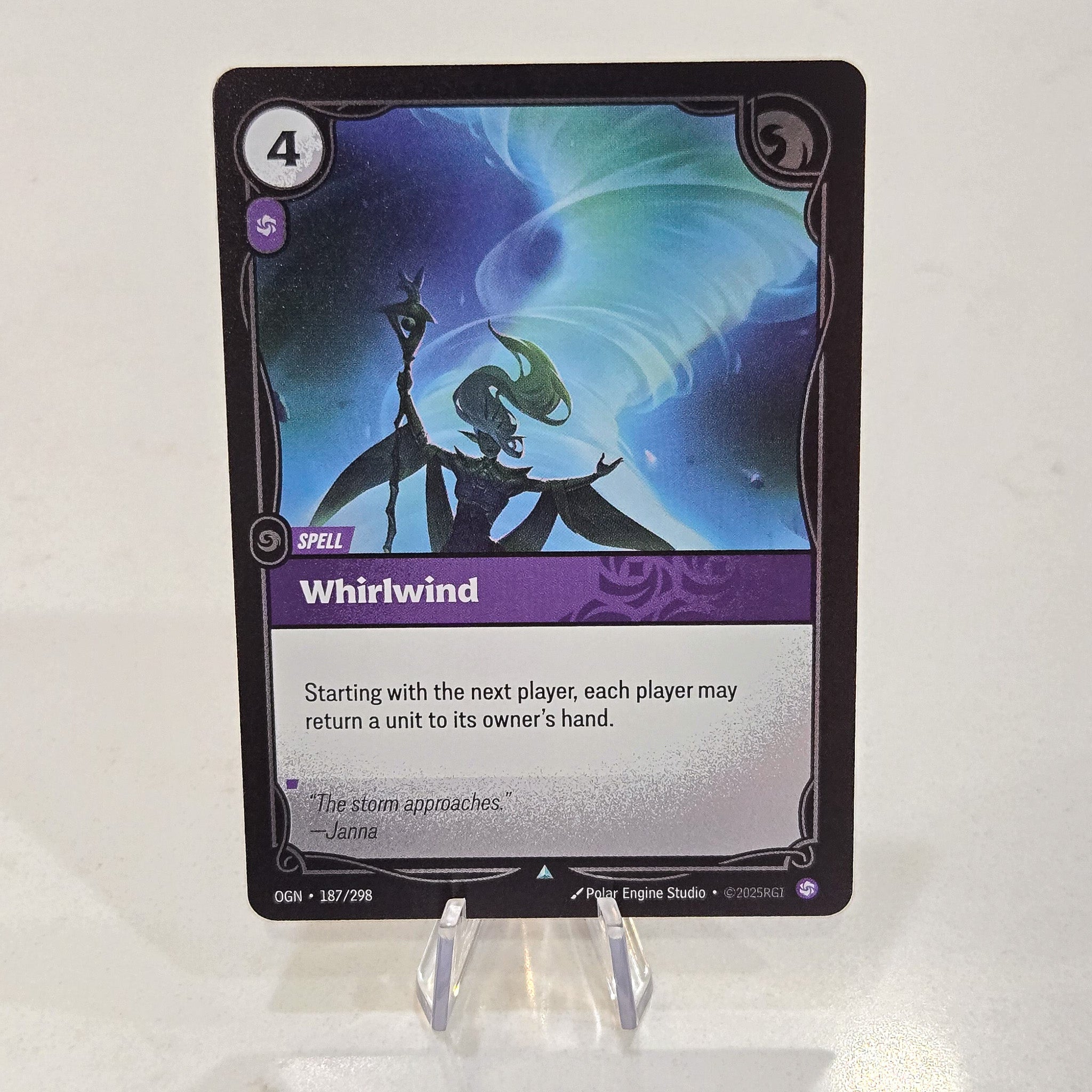 Riftbound TCG - Whirlwind (Foil, Uncommon) | Origins 187/298