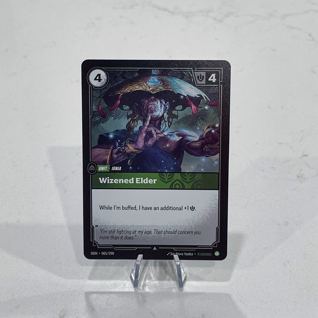 Riftbound TCG - Wizened Elder (Foil, Uncommon) | Origins 065/298