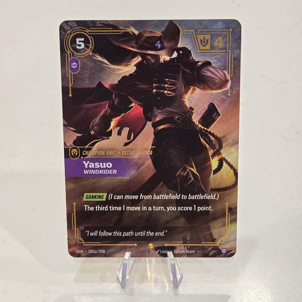 Riftbound TCG - Yasuo: Windrider (Alternate Art, Foil, Showcase) | Origins 205a/298