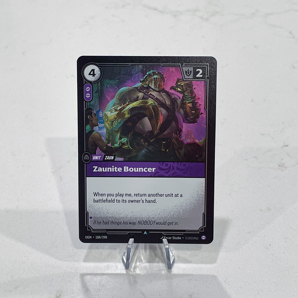 Riftbound TCG - Zaunite Bouncer (Foil, Uncommon) | Origins 188/298