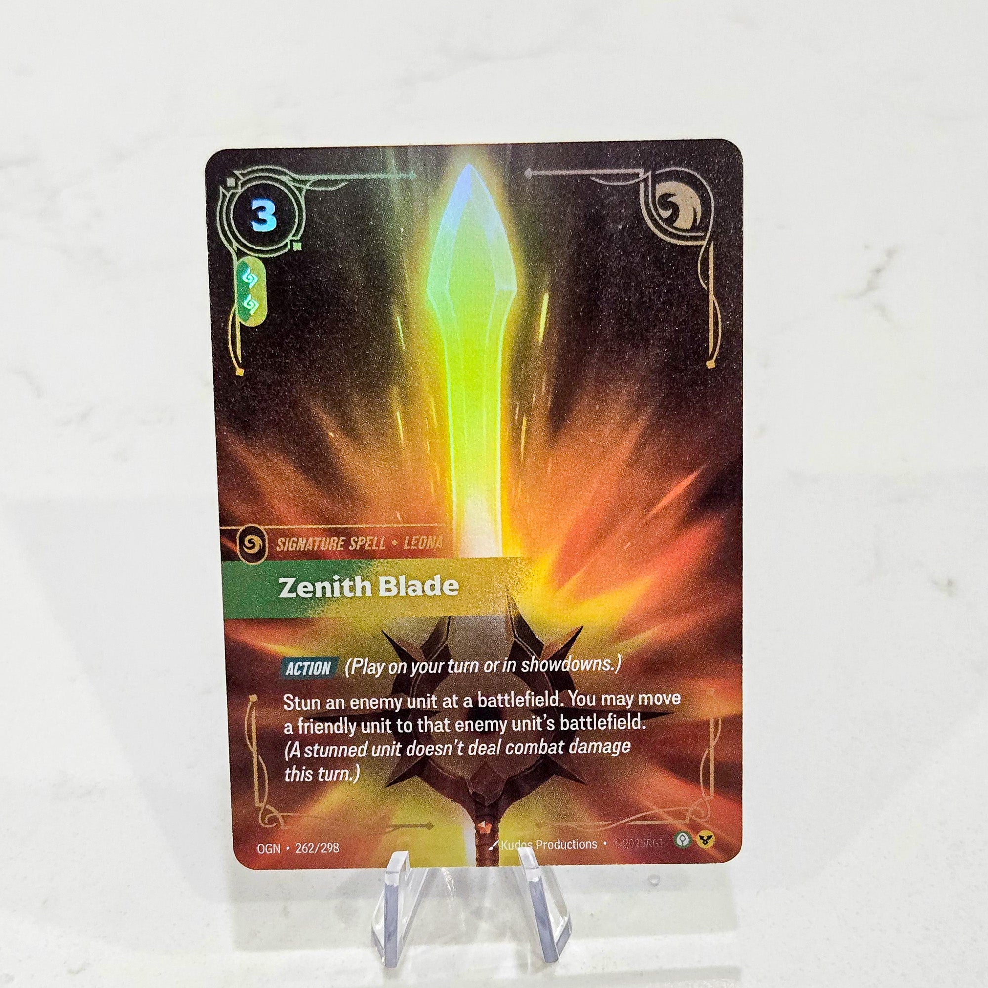 Riftbound TCG - Zenith Blade (Foil, Epic) | Origins 262/298