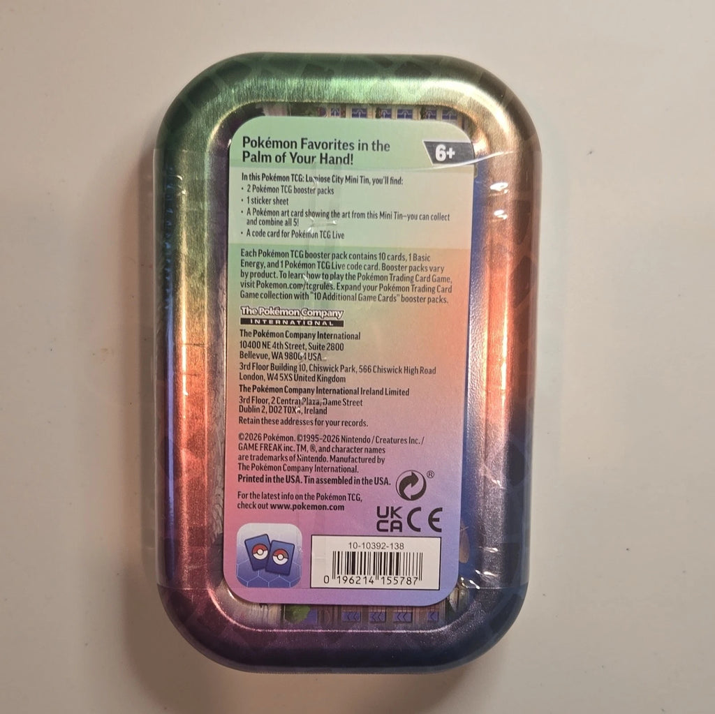 Pokémon TCG – Lumiose City Mini Tin (Assorted Design) – Factory Sealed
