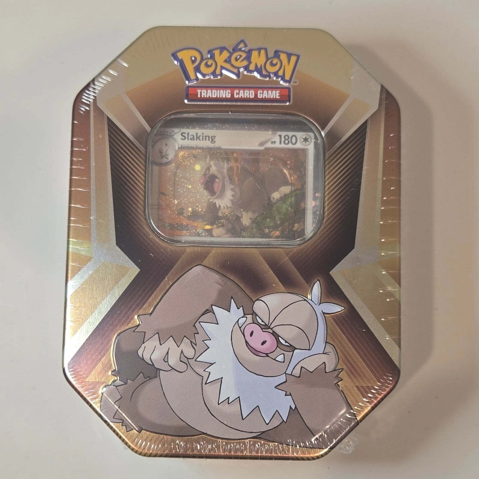Pokémon TCG Triple Whammy Collector Tin Slaking