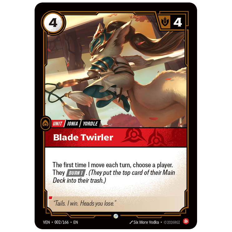 Riftbound TCG - Blade Twirler | Vendetta 002/166