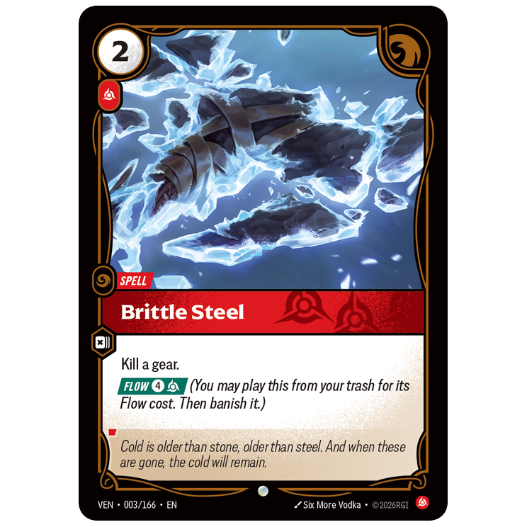 Riftbound TCG - Brittle Steel | Vendetta 003/166