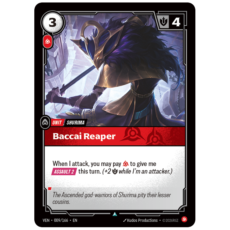 Riftbound TCG - Baccai Reaper | Vendetta 009/166