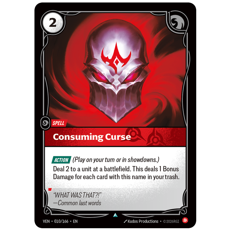 Riftbound TCG - Consuming Curse | Vendetta 010/166