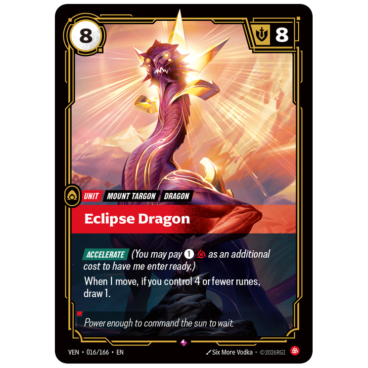 Riftbound TCG - Eclipse Dragon | Vendetta 016/166