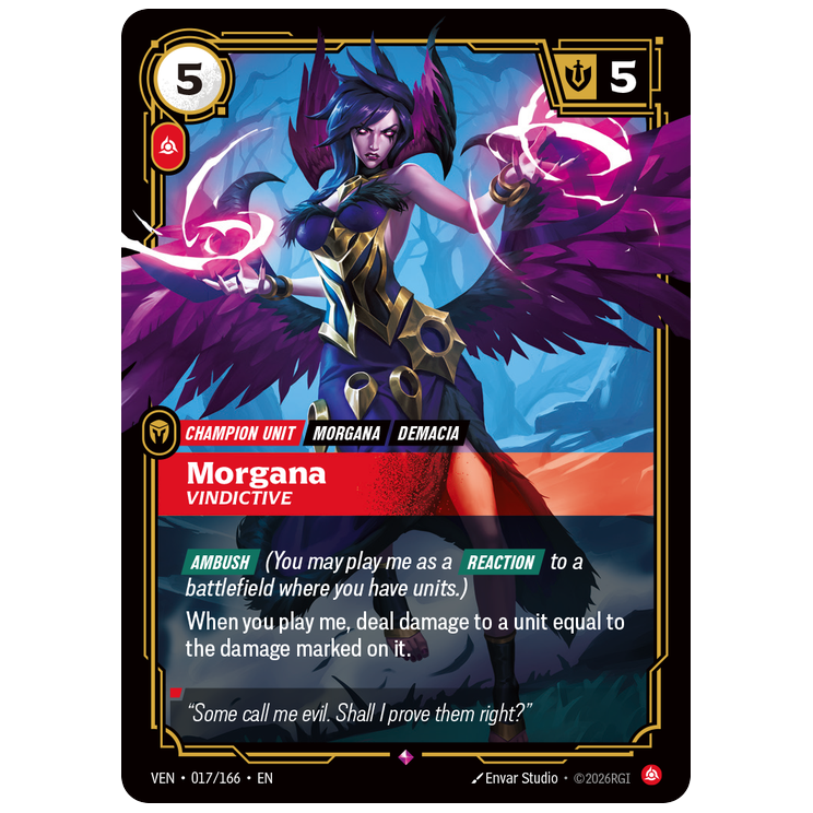 Riftbound TCG - Morgana, Vindictive | Vendetta 017/166
