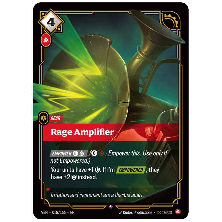 Riftbound TCG - Rage Amplifier | Vendetta 018/166