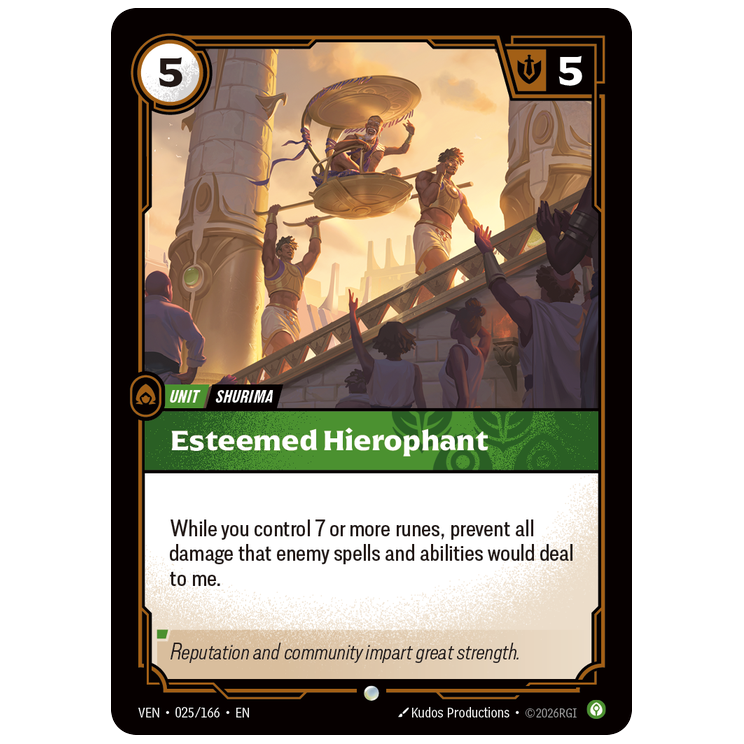 Riftbound TCG - Esteemed Hierophant | Vendetta 025/166